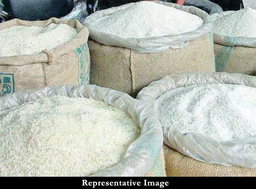 Rice siezed